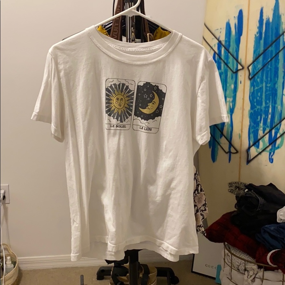 white sun and mood t shirt